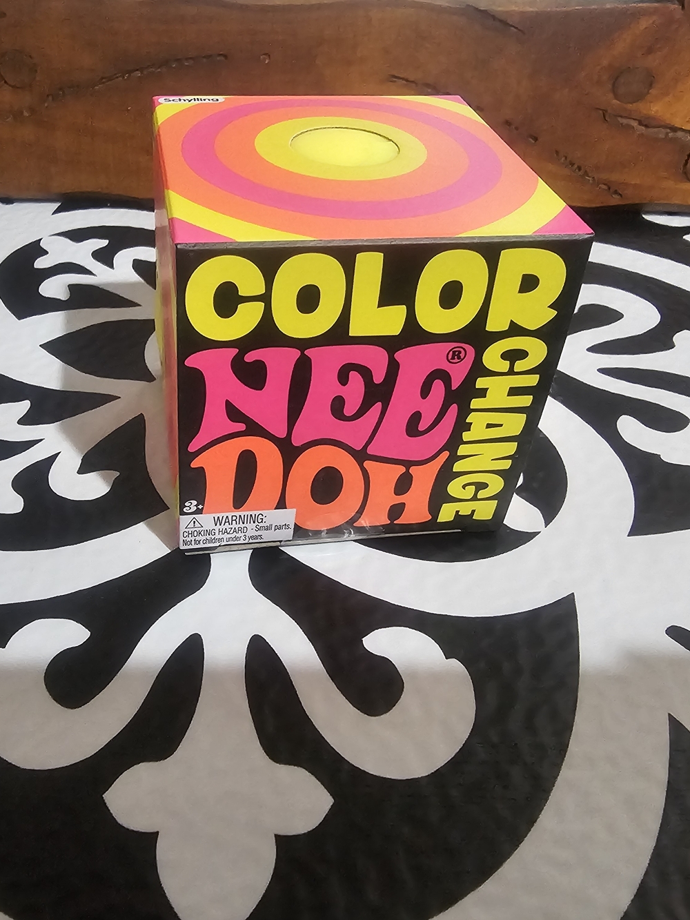 Yellow NEE DOH Color Change Ball! Retro Neon Toy Ball. Squishy